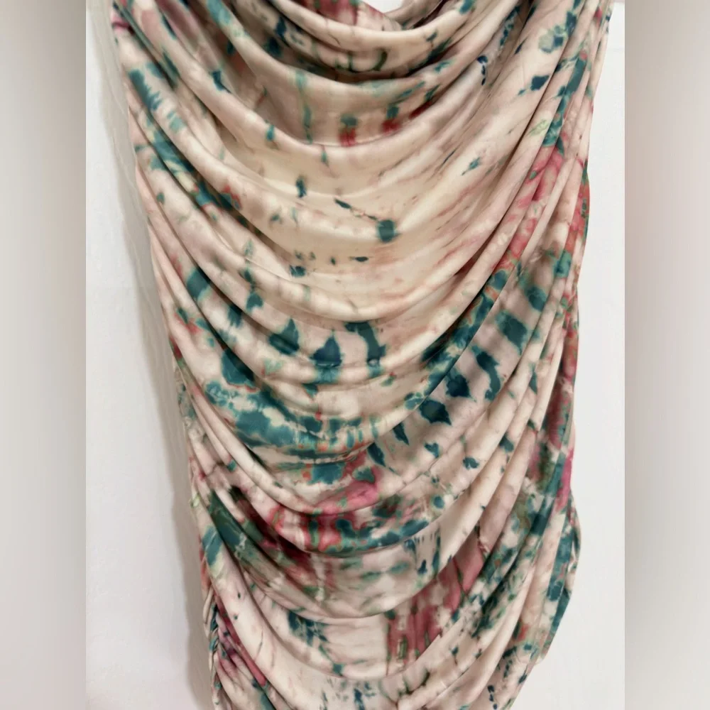 ZARA PRINTED CUT OUT MINI DRESS - Picture 11 of 16
